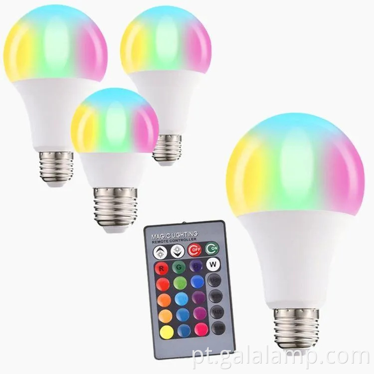 Luz de lâmpada LED inteligente com controle Wi -Fi e Bluetooth